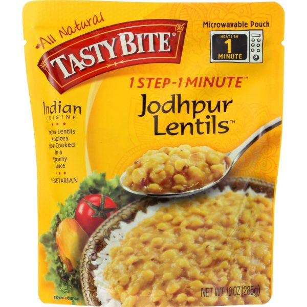 Tasty Bite Entree - Indian Cuisine - Jodhpur Lentils - 10 Oz - Case Of 6 Online now