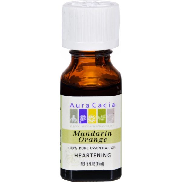 Aura Cacia 100% Pure Essential Oil Mandarin Orange - 0.5 Fl Oz Fashion