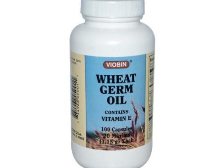 Viobin Wheat Germ Oil - 1.15 G - 100 Capsules Hot on Sale