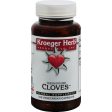 Kroeger Herb Fresh Ground Cloves - 450 Mg - 100 Vegetarian Capsules For Cheap