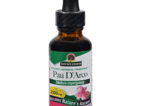 Nature s Answer Pau D  Arco Inner Bark - 1 Fl Oz Online Sale