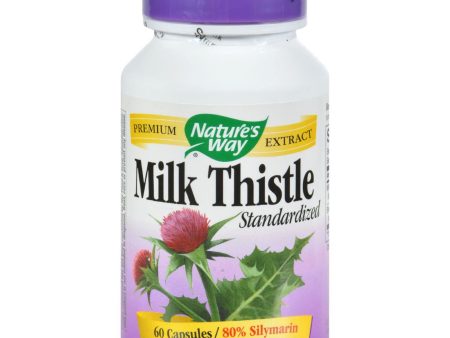 Nature s Way Milk Thistle Standardized - 60 Capsules Online