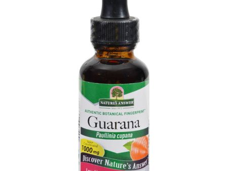 Nature s Answer Guarana Seed - 1 Fl Oz Online now