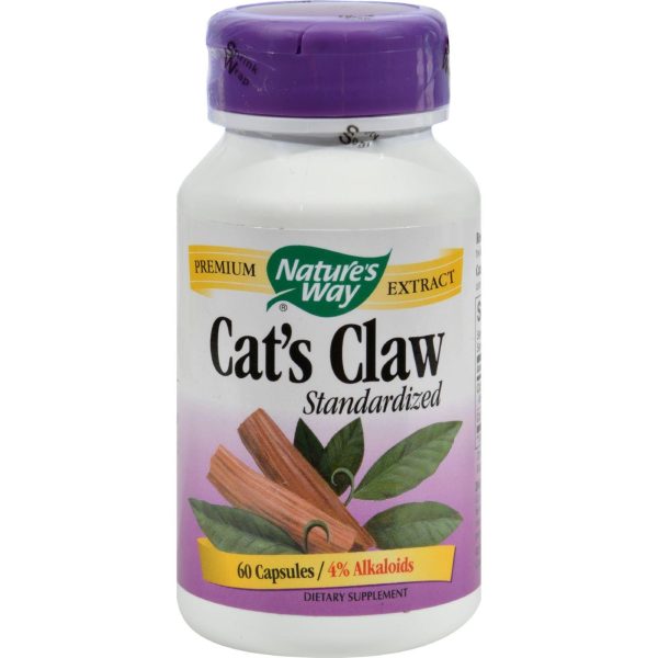 Nature s Way Cats Claw Standardized - 60 Capsules For Cheap