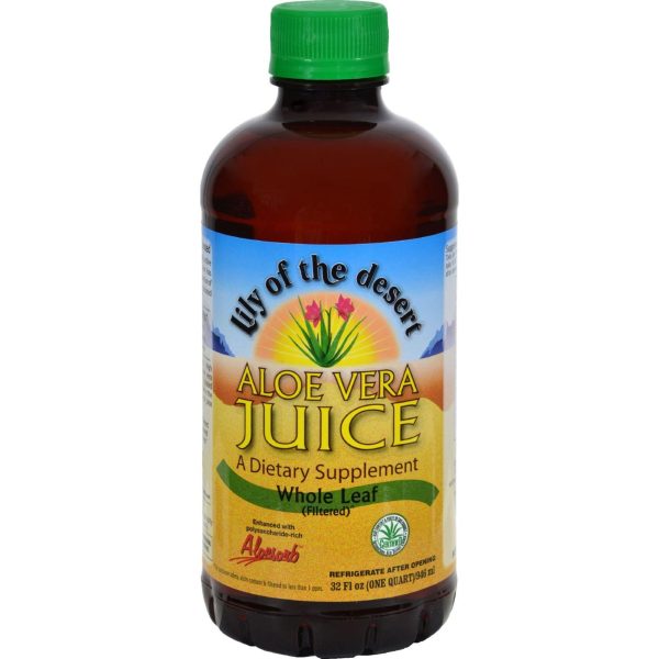 Lily Of The Desert Aloe Vera Juice Whole Leaf - 32 Fl Oz - Case Of 12 Sale