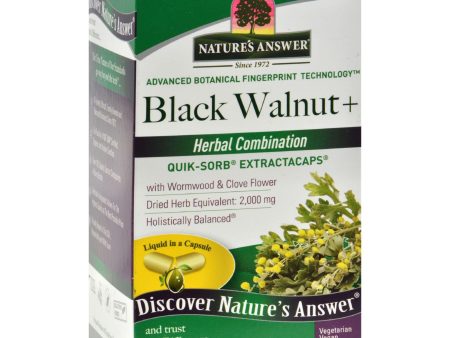 Nature s Answer Black Walnut And Wormwood - 90 Liquid Capsules Fashion