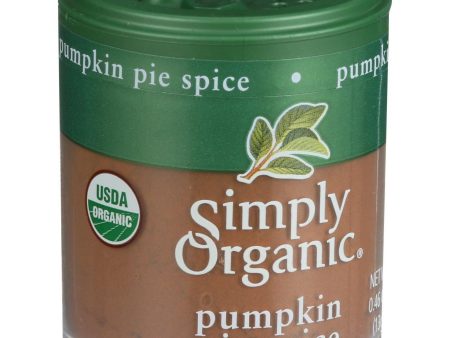 Simply Organic Pumpkin Pie Spice - Organic - .46 Oz - Case Of 6 on Sale