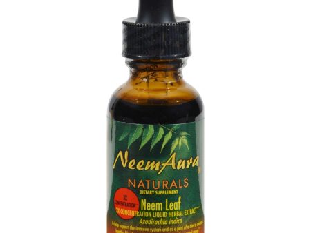 Neem Aura Certified Organic Triple Strength Neem Leaf Extract 1 To 5 - 1 Fl Oz Sale