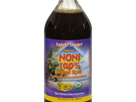 Tahiti Trader Organic Noni Island Style Juice - 32 Fl Oz Sale