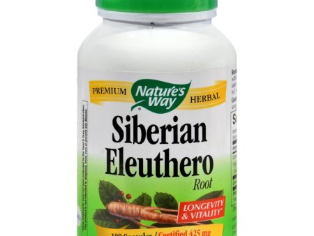 Nature s Way Siberian Eleuthero Root - 100 Capsules Fashion