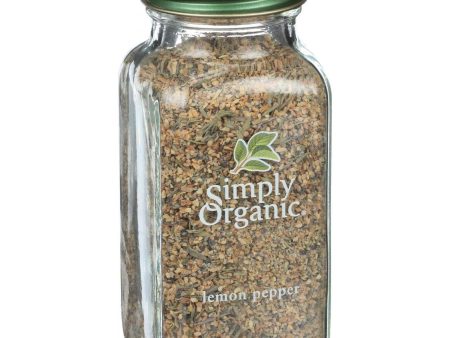 Simply Organic Lemon Pepper - Organic - 3.17 Oz For Cheap