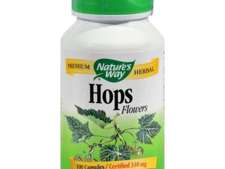 Nature s Way Hops Flowers - 100 Capsules Online now