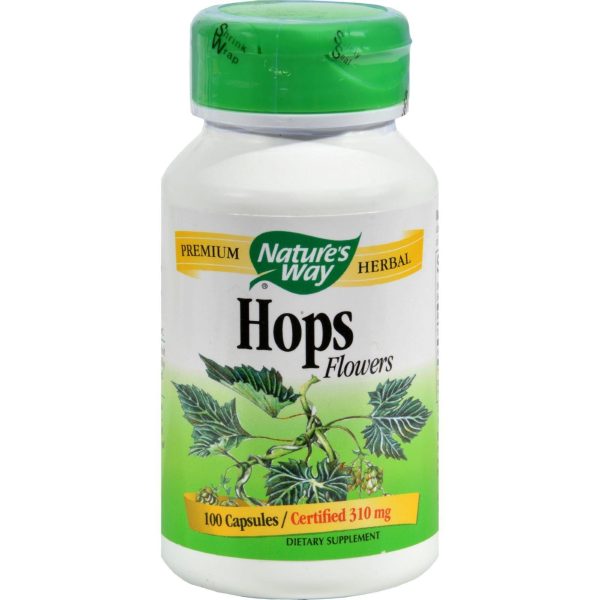 Nature s Way Hops Flowers - 100 Capsules Online now