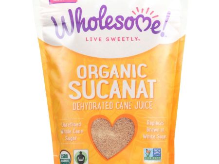 Wholesome Sweeteners Dehydrated Cane Juice - Organic - Sucanat - 1 Lb - Case Of 12 For Cheap