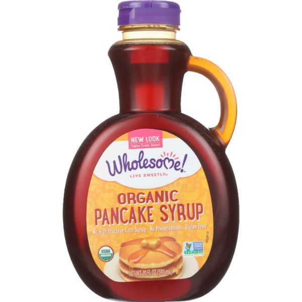 Wholesome Sweeteners Pancake Syrup - Organic - Original - 20 Oz - Case Of 6 Online Sale