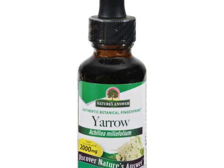 Nature s Answer Yarrow Flowers Alcohol Free - 1 Fl Oz Online