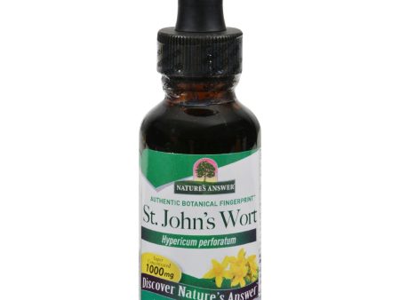 Nature s Answer St John s Wort Young Flowering Tops Alcohol Free - 1 Fl Oz Online Sale