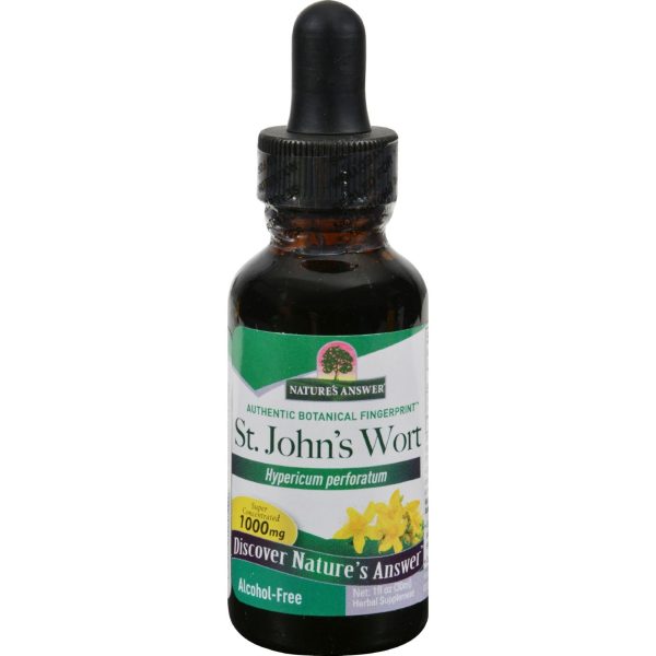 Nature s Answer St John s Wort Young Flowering Tops Alcohol Free - 1 Fl Oz Online Sale