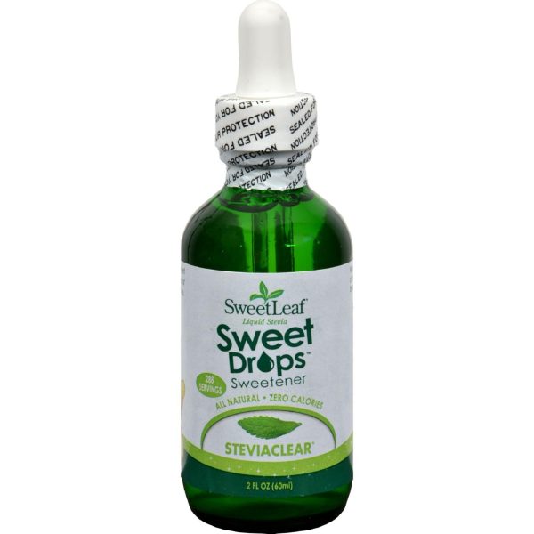 Sweet Leaf Sweet Drops Sweetener Steviaclear - 2 Fl Oz Discount