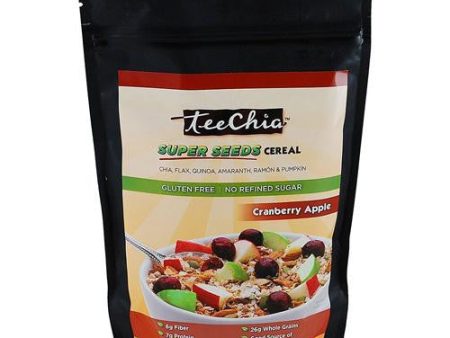 Teechia Cereal - Super Seeds - Cranberry Apple - 10.6 Oz - 1 Case Cheap