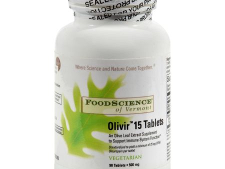 Foodscience Of Vermont Olivir 15 - 500 Mg - 90 Tablets Supply