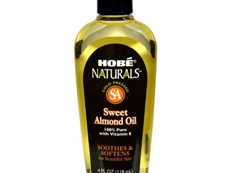 Hobe Labs Hobe Naturals Sweet Almond Oil - 4 Fl Oz Online Hot Sale