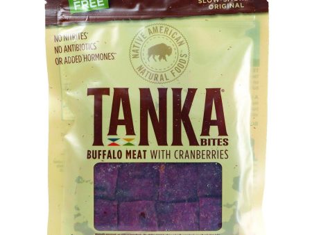 Tanka Bar Bites - Buffalo With Cranberry - 3 Oz - Case Of 6 Supply