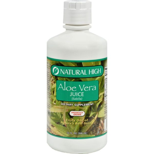 Natural High Aloe Vera Juice - Case Of 12 - 32 Oz on Sale