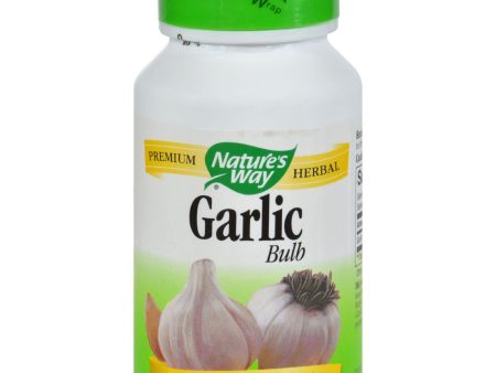 Nature s Way Garlic Bulb - 100 Capsules Sale