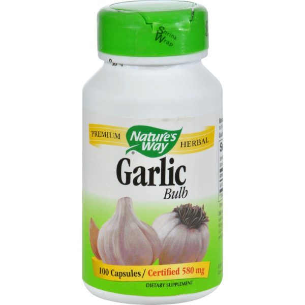 Nature s Way Garlic Bulb - 100 Capsules Sale