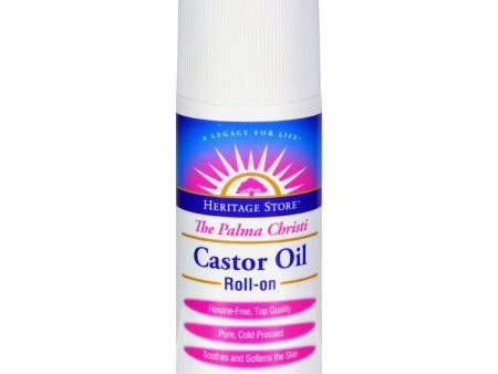 Heritage Products The Palma Christi Castor Oil Roll-on - 3 Fl Oz Online