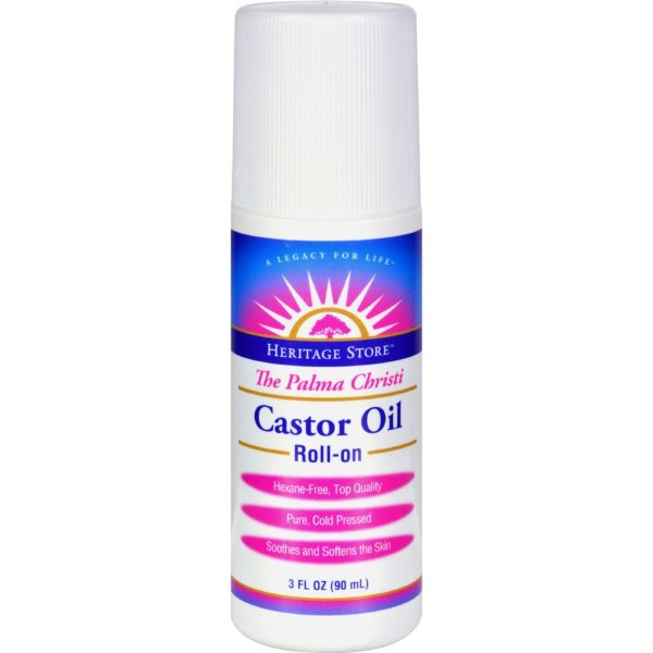 Heritage Products The Palma Christi Castor Oil Roll-on - 3 Fl Oz Online