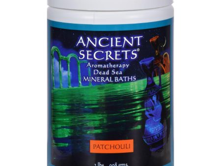 Ancient Secrets Aromatherapy Dead Sea Mineral Baths Patchouli - 2 Lbs Online Hot Sale