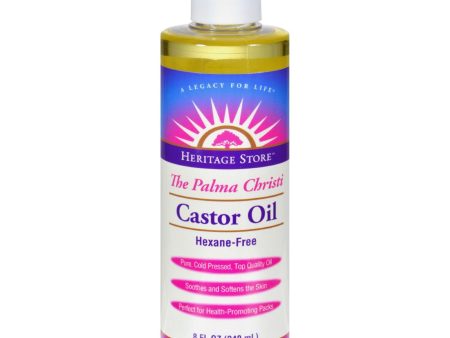 Heritage Products Castor Oil Hexane Free - 8 Fl Oz Online now