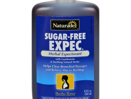 Naturade Sugar Free Expec Herbal Expectorant - 8.8 Fl Oz For Sale