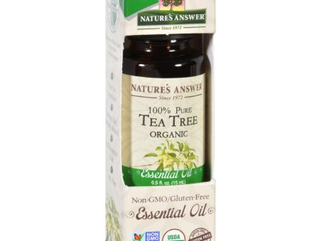 Natures Answer Essential Oil - Organic - Tea Tree - .5 Oz For Discount