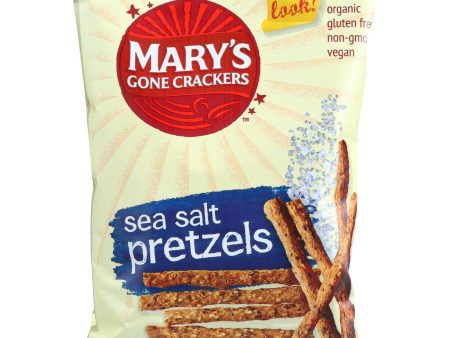 Marys Gone Crackers Pretzels - Organic - Sea Salt - 7.5 Oz - Case Of 12 Sale