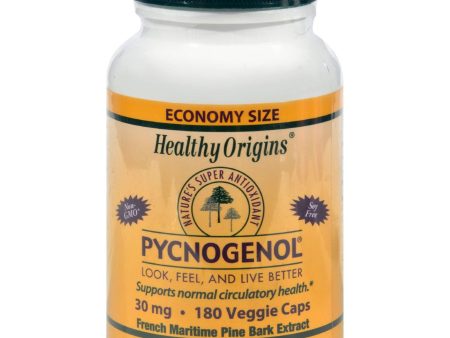 Healthy Origins Pycnogenol - 30 Mg - 180 Vegetarian Capsules Online Hot Sale