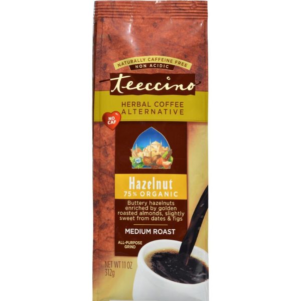 Teeccino Mediterranean Herbal Coffee Hazelnut - 11 Oz - Case Of 6 Fashion