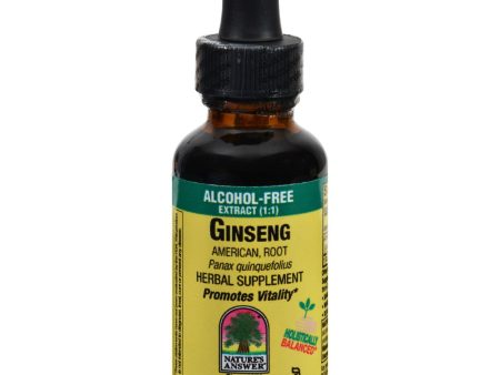 Nature s Answer American Ginseng Root Alcohol Free - 1 Fl Oz Online now