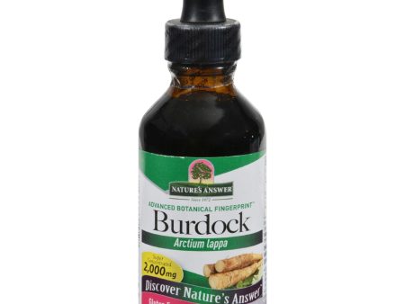 Nature s Answer Burdock Root - 2 Fl Oz For Sale