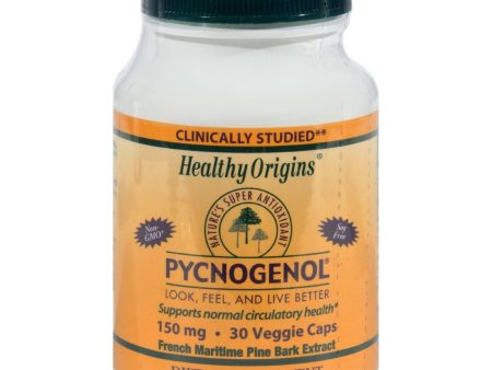 Healthy Origins Pycnogenol - 150 Mg - 30 Vegetarian Capsules Fashion