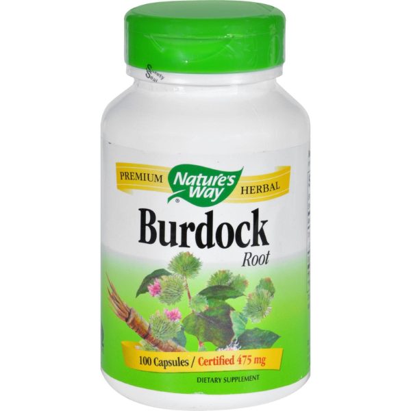 Nature s Way Burdock Root - 100 Capsules Online now