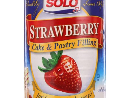 Solo Baker Filling - Strawberry - 12 Oz - Case Of 12 Cheap