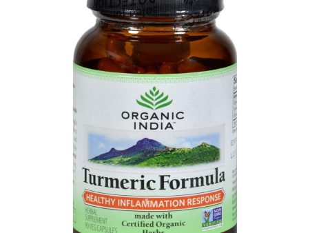 Organic India Turmeric - 90 Vegetarian Capsules Online now