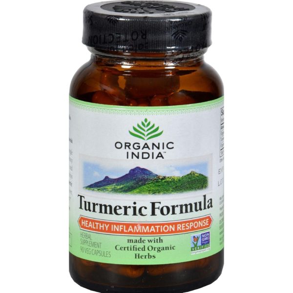 Organic India Turmeric - 90 Vegetarian Capsules Online now