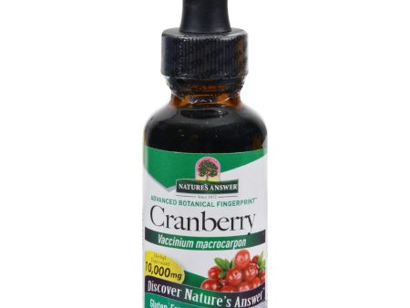 Nature s Answer Cranberry Alcohol Free - 1 Fl Oz Online Sale