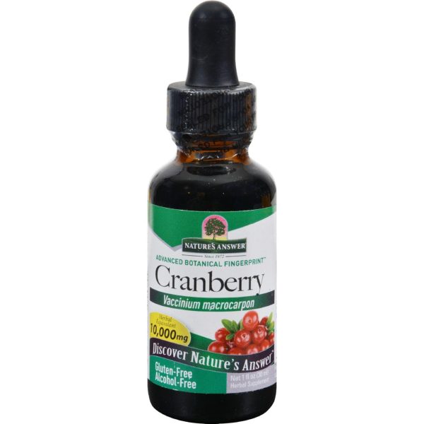 Nature s Answer Cranberry Alcohol Free - 1 Fl Oz Online Sale