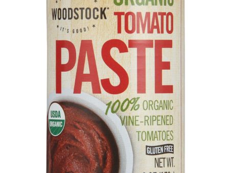 Woodstock Tomato Paste - Organic - 6 Oz - Case Of 24 on Sale