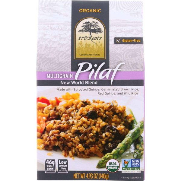 Truroots Rice Pilaf - Organic - New World Blend - 4.93 Oz - Case Of 6 For Sale